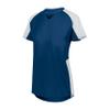Augusta Sportswear Womens Cutter Softball Jersey, Navy/White 2XL view 1