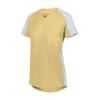 Augusta Sportswear Womens Cutter Softball Jersey, Vegas Gold/White L view 1