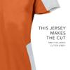 Augusta Sportswear Womens Cutter Softball Jersey, Orange/White M view 2