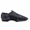 Dynadans Leather Upper Slip-on Jazz Dance Shoe for Women Men's Dance Shoes Black 6.5M view 4