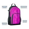 Augusta Sportswear All Out Glitter Backpack Pink Glitter/Black OS view 2