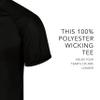Augusta Sportswear Attain Wicking Two-Button Baseball Jersey Black 4XL view 2