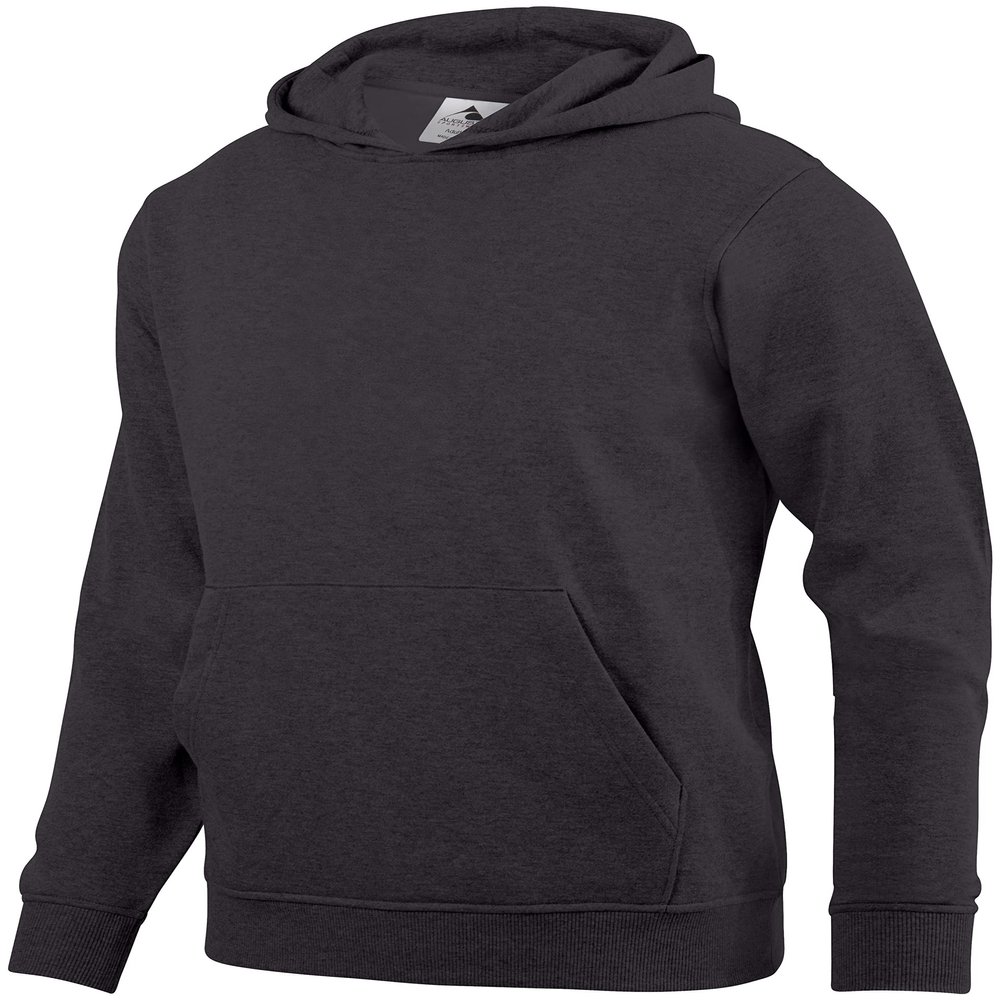 Augusta Sportswear Youth 60/40 Fleece Hoodie Carbon Heather L
