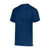 Augusta Sportswear Attain Wicking Two-Button Baseball Jersey Navy 3XL view 1