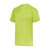 Augusta Sportswear Attain Wicking Two-Button Baseball Jersey Lime L view 1