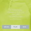Augusta Sportswear Attain Wicking Two-Button Baseball Jersey Lime L view 4