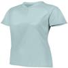 Augusta Sportswear Womens Attain Two-Button Jersey L Silver view 2