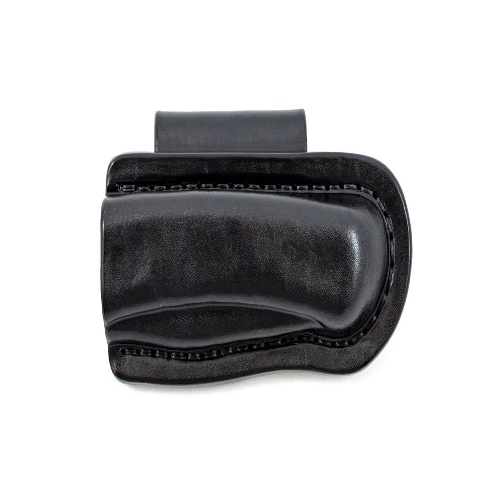 Horizontal Carry Friction sheath with belt loop for Buck 110 folding hunter, custom leather sheath made to fit Buck 110, pocket knife leather case, EDC knife