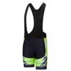 Uriah Men's Bicycle Bib Shorts Black Gel Padded Tights Rider Green Size 5XL(CN) view 1