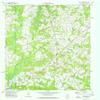 YellowMaps Gum Springs TX topo map, 1:24000 Scale, 7.5 X 7.5 Minute, Historical, 1973, Updated 1977, 26.9 x 23 in - Tyvek view 1
