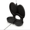 Petromax Cast Iron Campfire Ridged Burger Patty Iron Mold bg-Iron view 2