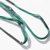 60"-70" Dacron Replacement Bowstring 16 Stand Bow String for Bow Up to 70 Lbs (Dark Green and Black, 62 inch) view 3