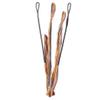 60"-70" Dacron Replacement Bowstring 16 Stand Bow String for Bow Up to 70 Lbs (Orange and Black, 66 inch)