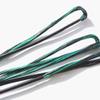60"-70" Dacron Replacement Bowstring 16 Stand Bow String for Bow Up to 70 Lbs (Dark Green and Black, 60 inch) view 3
