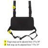 EmersonGear Tactical Thigh Mount Rig Platform,Camouflage Tactical Utility Gear Multi Purpose Airsoft Drop Leg Holster Panel MOLLE Pouch Platform Rig Multi-camo Black view 3