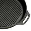 Petromax Grill pan, Steak pan with Handle, fire pan with Grooves (Diameter 30 cm with Handle) view 3