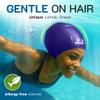 Long Hair Swim Cap - Swimming Caps for Women Men - Extra Large Swimming Caps Waterproof Silicone Swim Cap - Dreadlocks - Suits Recreational Swimmers (Bluebonnet Blue XL) view 3