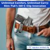 DeSantis Slim Tuk IWB Holster - Holster for Sig P365, Conceal Carry, Kydex IWB, Compatible with the SIG SAUER P365, P365 SAS, and P365 W/ RED DOT - Black, Ambidextrous view 4