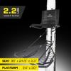 Hawk Kickback LVL Hang-On Deer Hunting Tree Stand, Deer Stand with Kick Back Footrest, XL Comfort Seat and Oversized Platform view 3