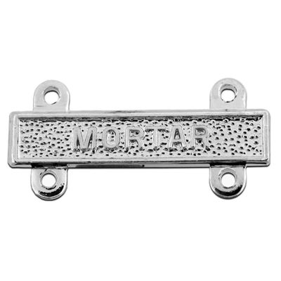 Army Mortar Qualification Bar With Mirror Finish