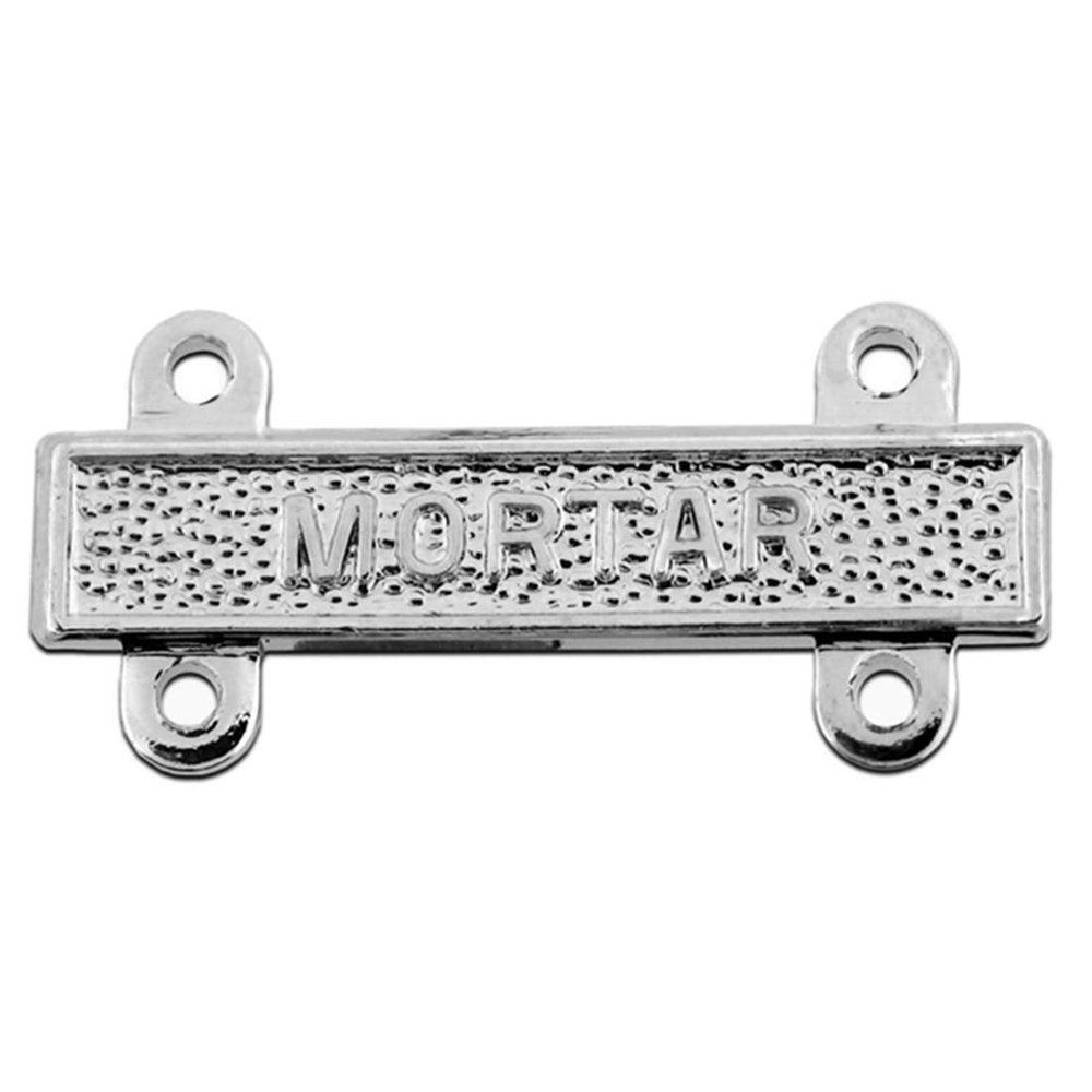 Army Mortar Qualification Bar With Mirror Finish