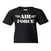 Air Force Youth T-Shirt Military Veteran POW MIA Air Force Mom Kids Tee Black Small view 1