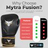Mytra Fusion Boxing Gloves Pro Training Sparring Kickboxing Gloves for Men Women Punching Gloves MMA Muay Thai Workout Gloves 10 oz 12 oz 14 oz 16 Oz view 4