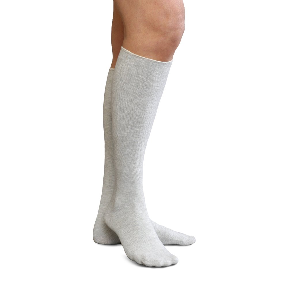 SMARTKNIT Walker Boot Sock - Polyester X-Static (Grey, Medium Regular)