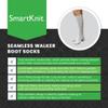 SMARTKNIT Walker Boot Sock - Polyester X-Static (Grey, Medium Regular) view 3