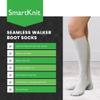 SMARTKNIT Walker Boot Sock - Polyester X-Static (Grey, Medium Regular) view 4