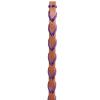 Berlin Custom Leather Reins Paracord Laced 5/8" x 7' 6" Purple H513 view 1