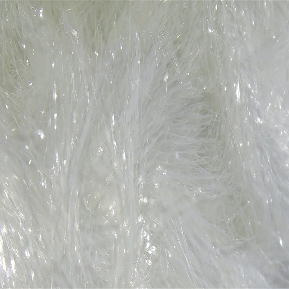 Hareline Fly Tying Chocklett's Finesse Body Chenille, Medium 3/4 Inch - Clear