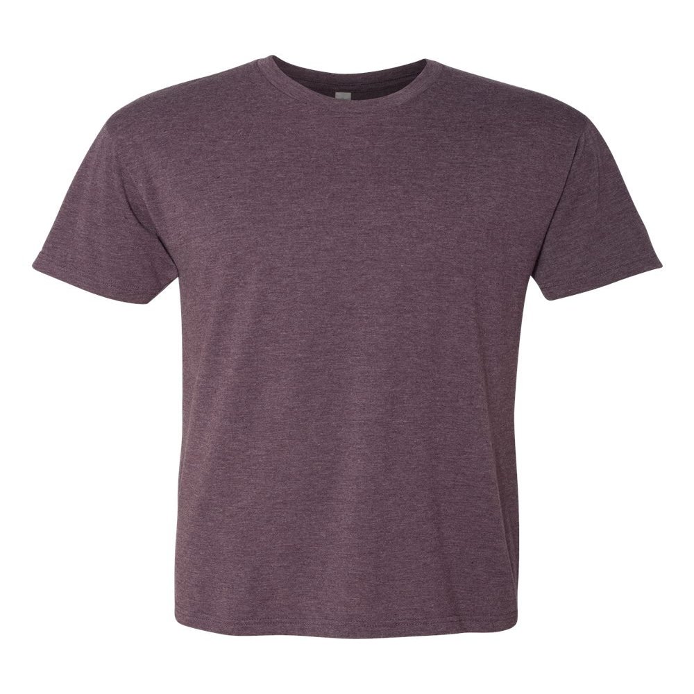 Next Level 6010 Men's Tri-Blend Crew Tee-Vintage Purple, 3X-Large