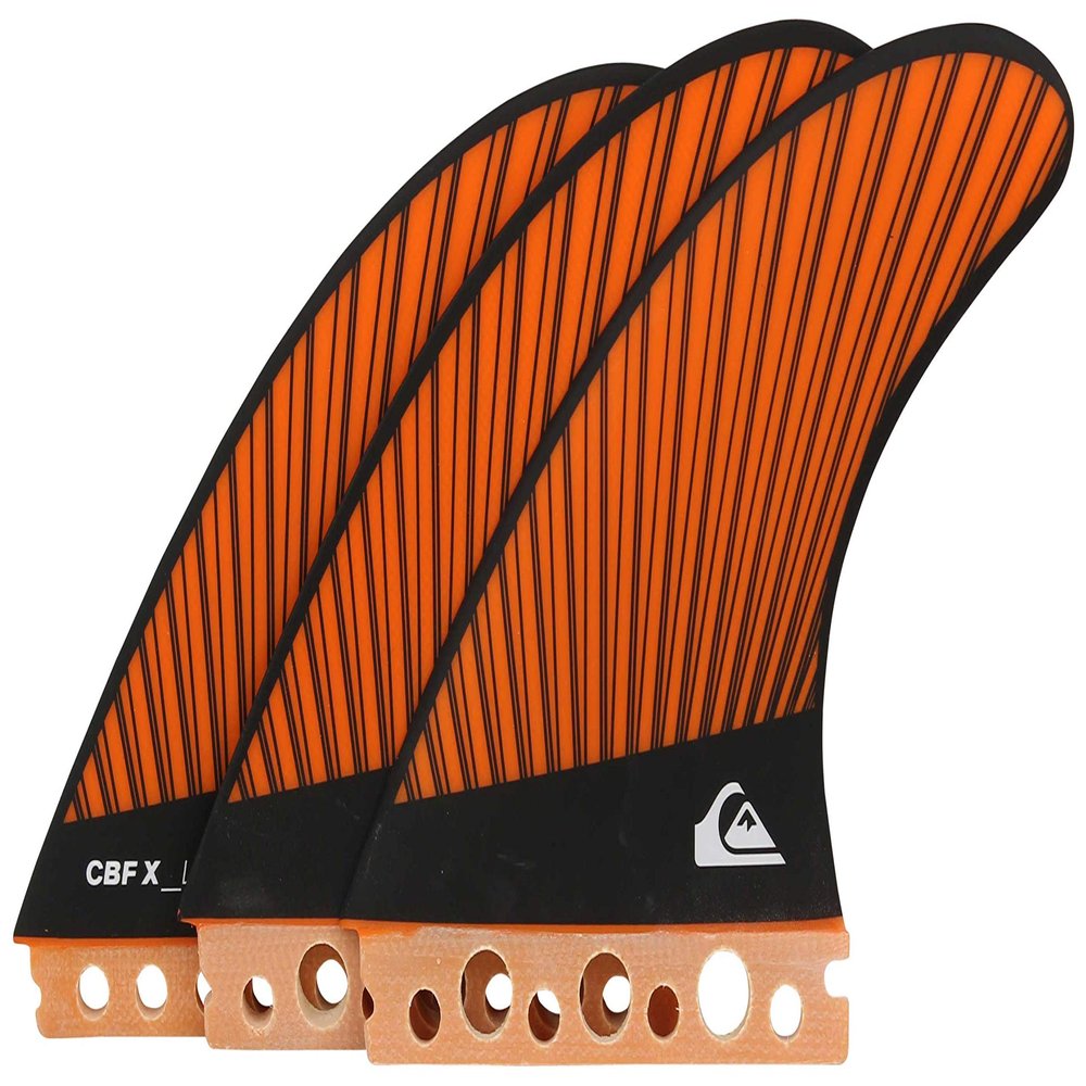 Quiksilver CBF-X Surfboard Fin Set - Orange - S