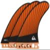 Quiksilver CBF-X Surfboard Fin Set - Orange - S view 1