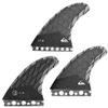 Quiksilver AG47 Surfboard Fin Set - Black - S view 1