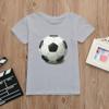 Moonker Kids T-Shirt, Children Baby Girls Boys Football Soccer Print Casual T-Shirt Tops Shirts 2-12Y (Gray, 11-12 Years Old) view 4