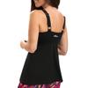 Dolfin Aquashape Women's Swimwear Flyaway Tankini Top Swimsuit Black view 2