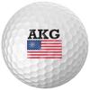 Infusion Personalized Stars & Stripes Golf Balls - Customize The Initials (12 Balls) view 1