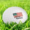 Personalized Stars & Stripes Golf Balls - Customize The Name (12 Balls) view 2