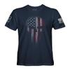Fantastic Tees USA American Skull Patriotic Shirts for Men T-Shirt (Navy, 2XL) view 1