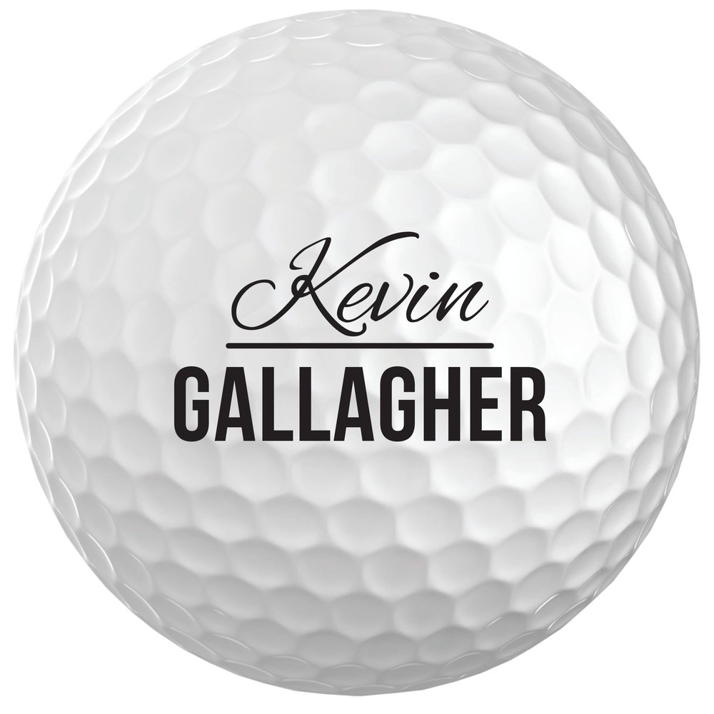 Infusion Golf, Personalized Logo Golf Balls (12 Balls), High Performance, USGA Approved, Gift Packaged