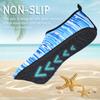 ANLUKE Water Shoes Barefoot Aqua Yoga Socks Quick-Dry Beach Swim Surf Shoes for Women Men Striped Blue 40/41 view 2