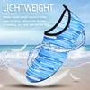 ANLUKE Water Shoes Barefoot Aqua Yoga Socks Quick-Dry Beach Swim Surf Shoes for Women Men Striped Blue 40/41 view 4
