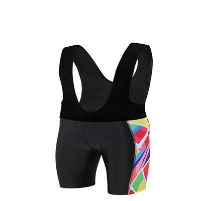 Uriah Women's Cycling Bib Shorts Black 3D Coolmax Gel Padded Doodles Size XL(CN)
