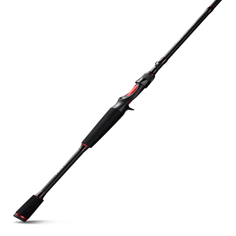 Piscifun Torrent Baitcaster Rod, Portable 2 Piece Casting Rod, Durable Lightweight Sensitive Baitcasting Fishing Rod (7'MH-M)