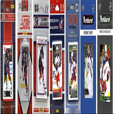 NHL Columbus Blue Jackets BLUEJACKETS717TS Men's sports related trading cards, Brown, One Size
