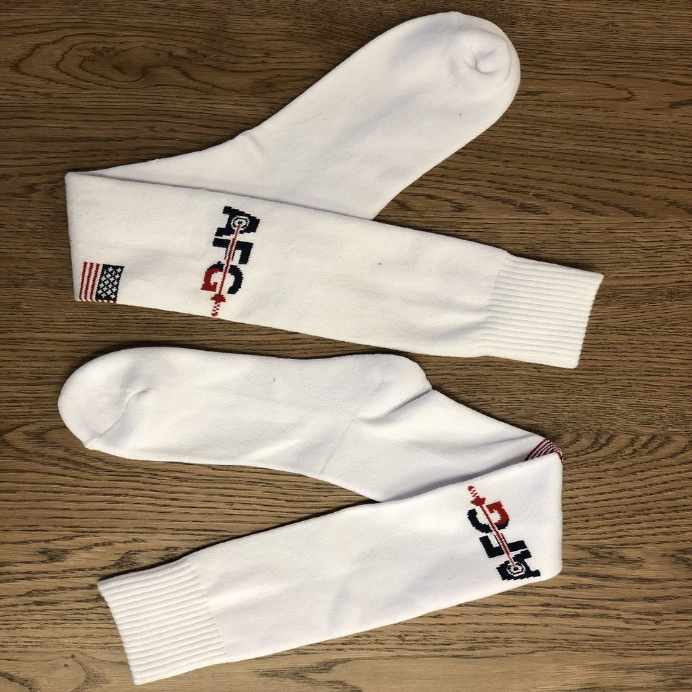 Arsenal FG Fencing Socks (White, Large)