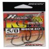 KATSUICHI Decoy Worm417 Ringed Kirov Hook #5/0. view 1