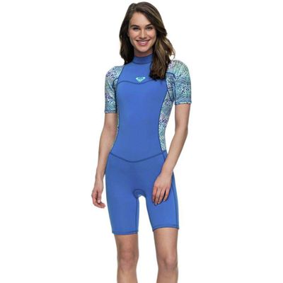 Roxy 2/2 Syncro Ser Back-Zip SP FLT Wetsuit - Women's Sea Blue Ii, 12